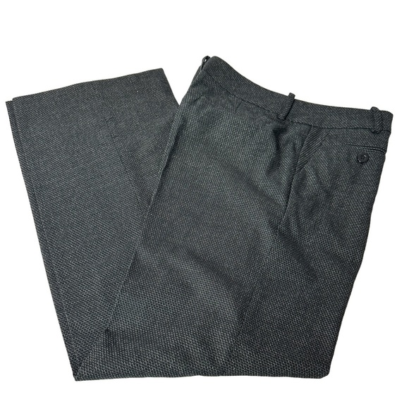 Sandro Stunning Tweed Women's Wide Leg  Flared Trousers - Dark Gray 10 - Picture 1 of 11